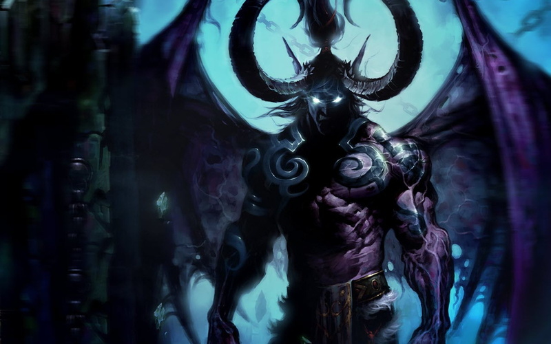  Demon, stormrage, digital, 1080P, Dark, illidan, Illidan Stormrage