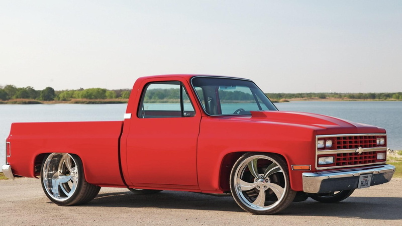 bowtie, truck, torch, classic, cars, red, 1080P