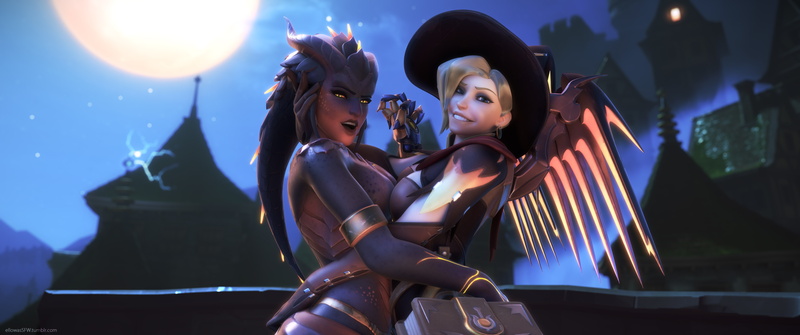 Symmetra, Mercy, Overwatch, 5K, 5K