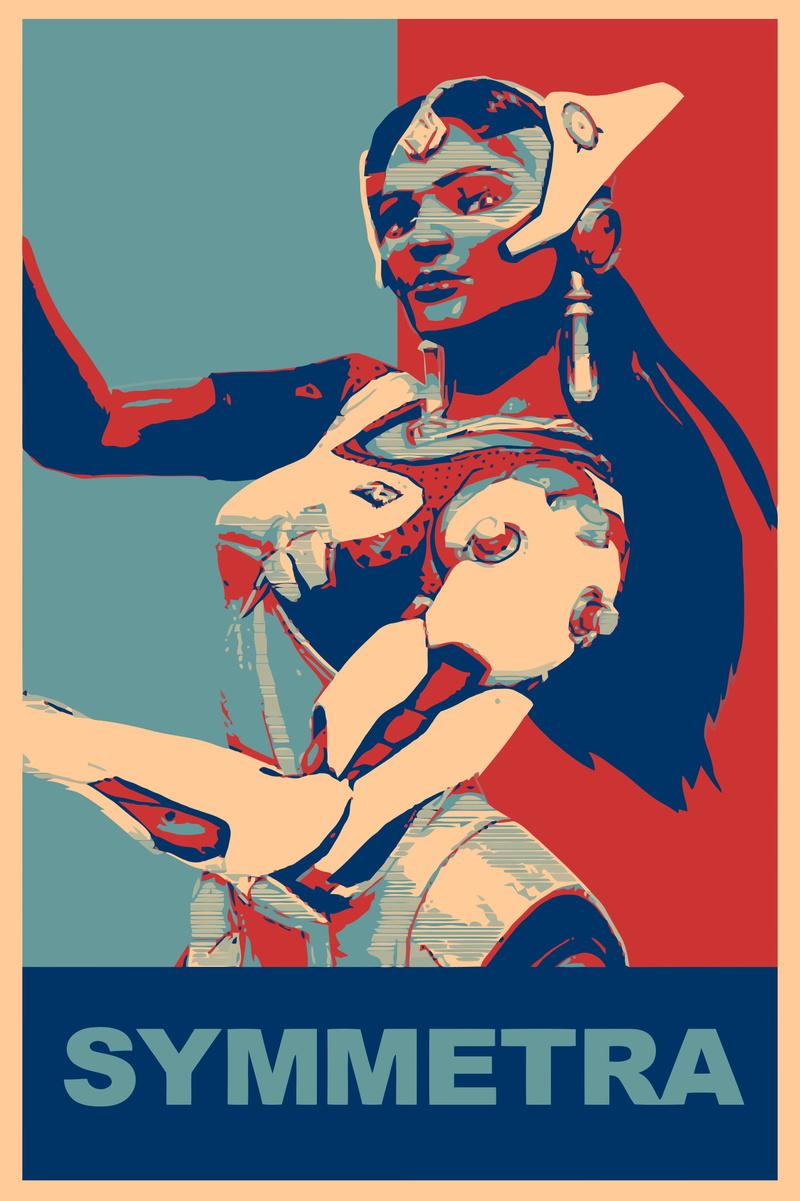 male likeness, text, art and craft, 1080P, people, archival, communication, human representation, mammal, propaganda, outdoors, Symmetra (Overwatch), Overwatch