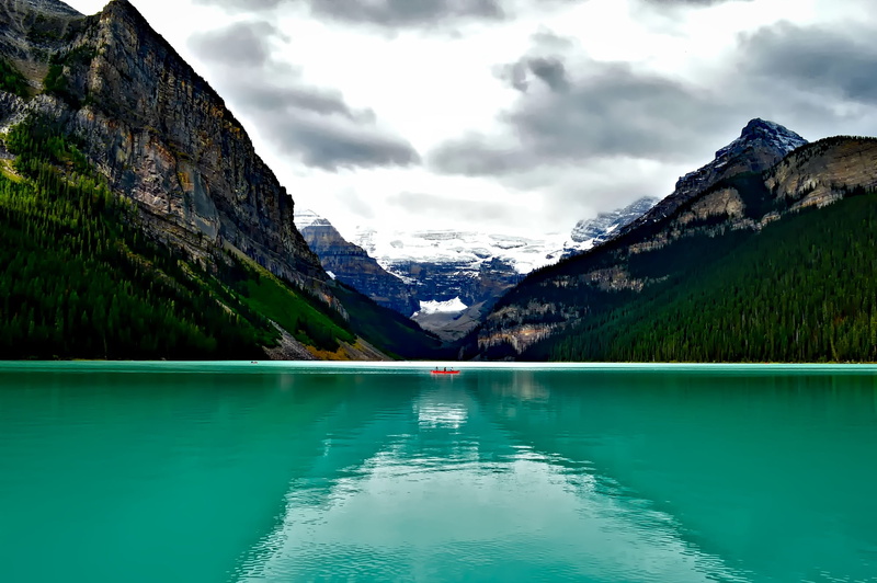 no people, pine trees, cold temperature, outdoors, nature, water, mountain peak, rock, landscape, boat, scenics - nature, mountain, conifer, sky, turquoise colored