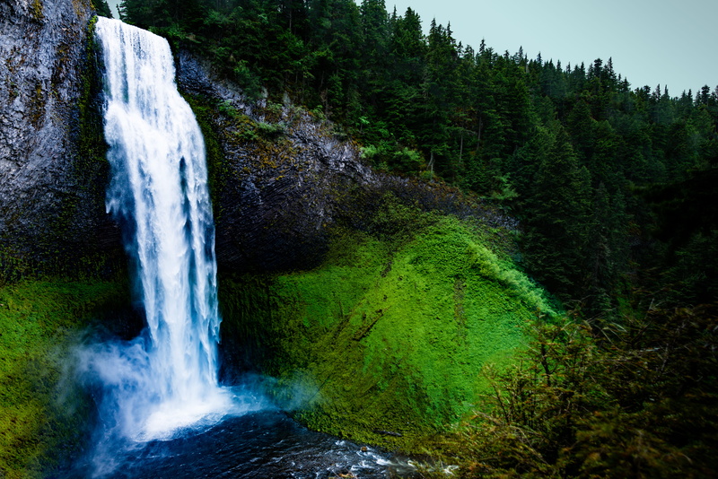 nature, flowing, tree, plowing, falling water, summer vibe, waterfall, rainforest, 5K, non-urban scene, forest, long exposure, scenics - nature, power in nature