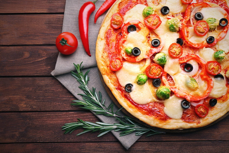 cheese, tomato, italian food, pizza 4k full hd, ready-to-eat, basil, arugula, fruit, freshness, vegetarian food, dairy product, wood - material