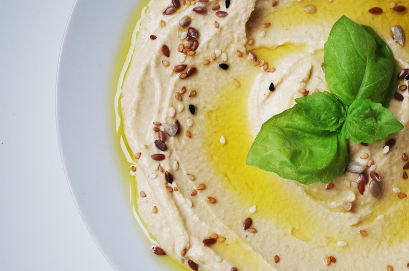 chickpeas, cream, indoors, directly above, pastry, cake, white, gourmet, leaf, slice, no people, sweet Food, ready-to-eat, lunch, herb, bread, snack, french food