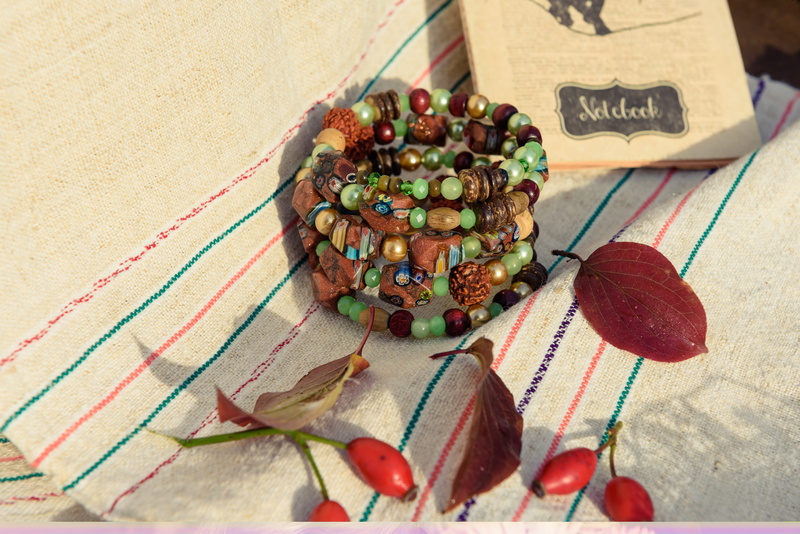 table, Boho, celebration, Bracelet, close-up, decoration, Style, day, indoors, textile, text, tablecloth, Beads, healthy eating, no people, still life