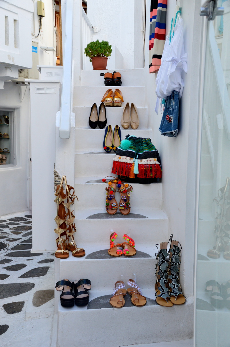 5K, mykonos, no people, day, indoors, island, shoes, tourism, arrangement, boho style, sun, greek island, fashion, white color, choice, summer, absence