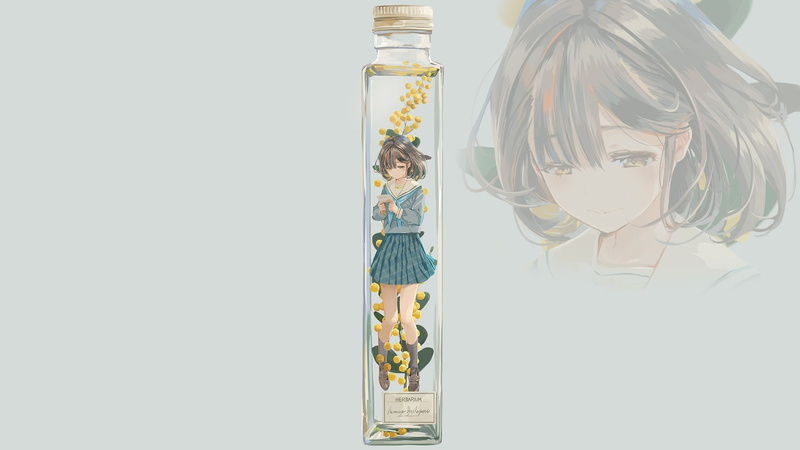 studio shot, representation, yellow, young adult, herbarium, human representation, art and craft, indoors, hairstyle, simple background, manga, real people