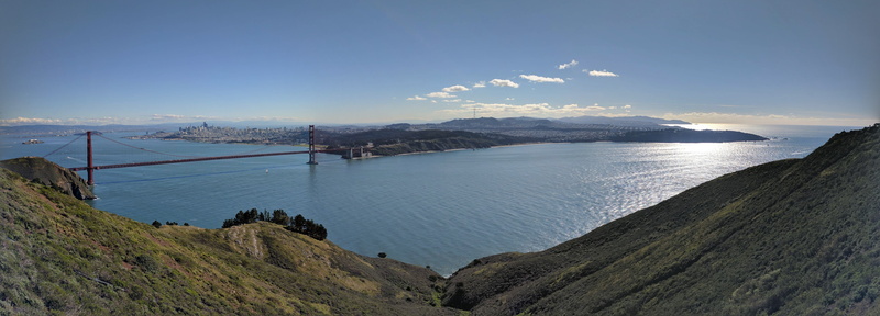 environment, scenics - nature, landscape, golden gate bridge, land, travel destinations, sky, tranquil scene, tranquility, beauty in nature, sea, beach