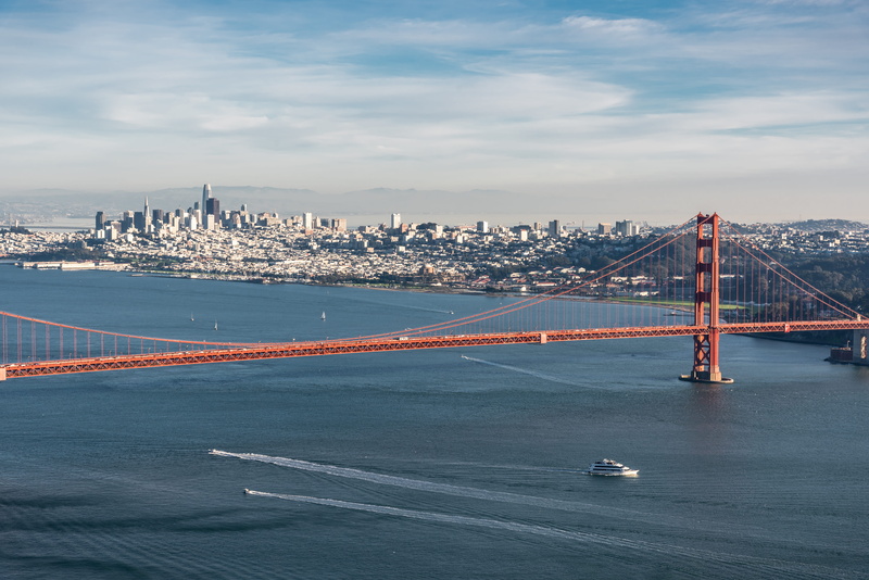 nature, bay, bridge, red, connection, building exterior, architecture, 5K, cityline, travel, golden gate bridge, marin headlands vista point, engineering