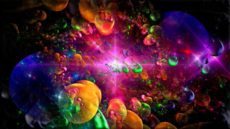 backgrounds, digital art, multi Colored, fractal, light, water, motion, nightlife, light - natural phenomenon, glowing, illustration, illuminated, night