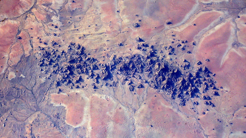 aerial view, animal, beauty in nature, 1080P, mountains, Earth, no people, land, white, close-up, blue, solid, painting, pattern, rock - object, plant