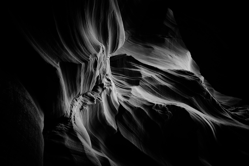 arizona, black and white, environment, tranquility, pattern, non-urban scene, beauty in nature, indoors, abstract, grey, motion, 5K, noir, tones, surface