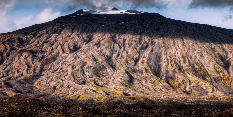 non-urban scene, dramatic landscape, erupting, physical geography, Iceland, rock, volcanic crater, cloud - sky, no people, geology, 2K, mountain, land