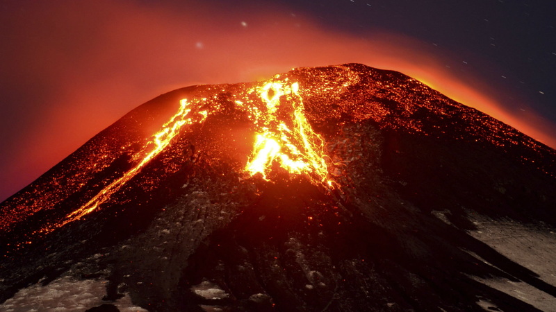 fuego, volcan, 1080P, erupcion, naturaleza, lava