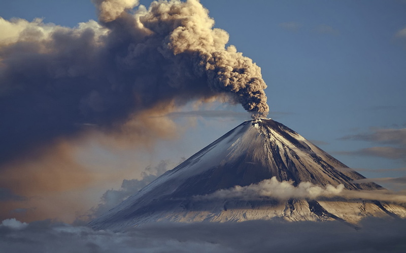 volcan, naturaleza, erupcion, 1080P, humo