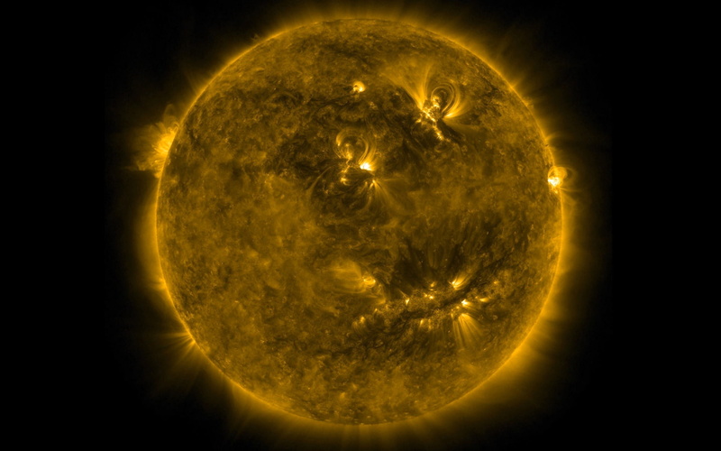 the sun, 1080P, prominence, star