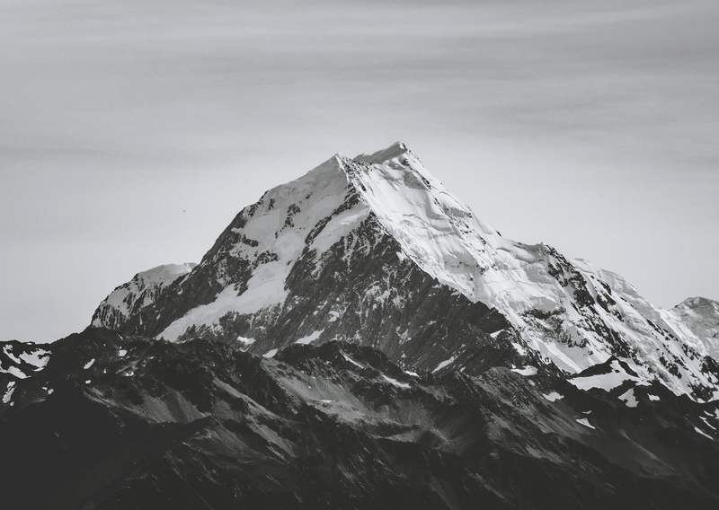 prominent, dark, new zealand, day, no people, tranquil scene, grandeur, strong, beauty in nature, solid, geology, imposing, mountain peak, cloud, cold temperature