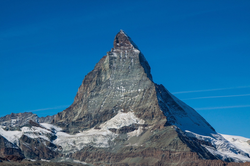 sky, Mountain, snow, Switzerland, Alps, 1080P, Matterhorn