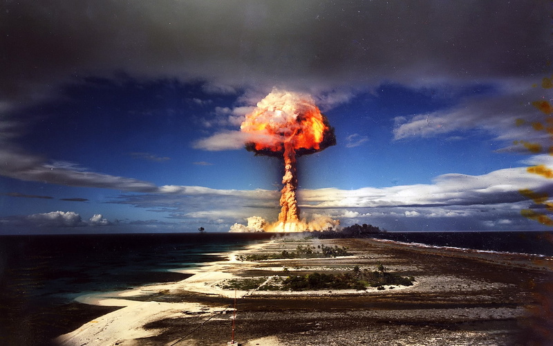 sea, outdoors, beach, sign, nature, warning sign, water, flame, motion, no people, land, cloud - sky, fire - natural phenomenon, burning, exploding, 720P