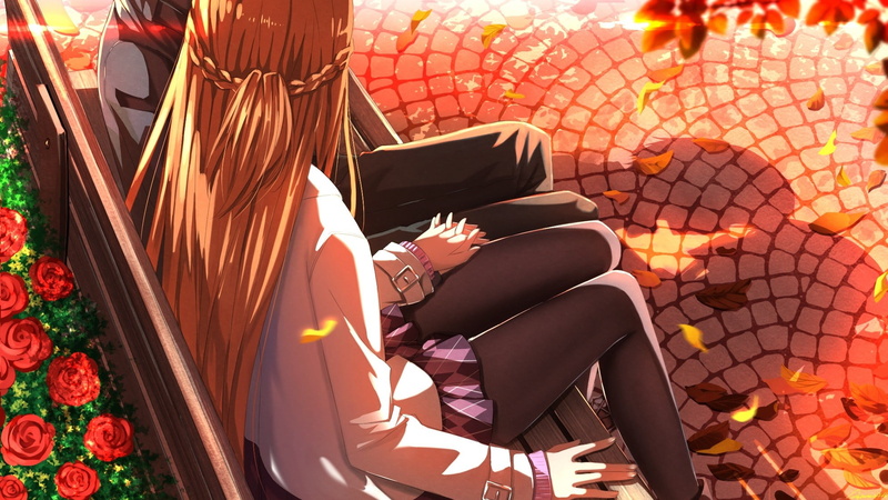 decoration, night, nature, day, leisure activity, females, lying down, anime, leaves, young adult, brown, character, real people, Kirigaya Kazuto, relaxation