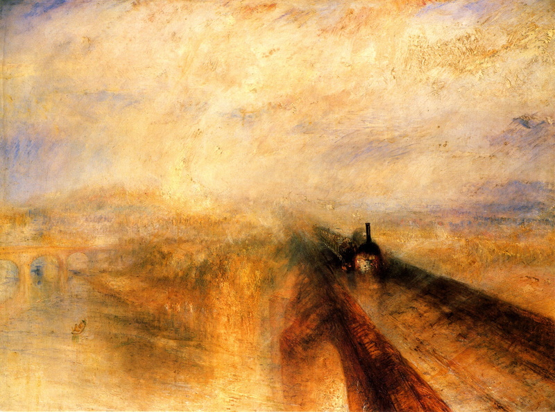J. M. W. Turner, Traditional Art, Railway, 2K, painting