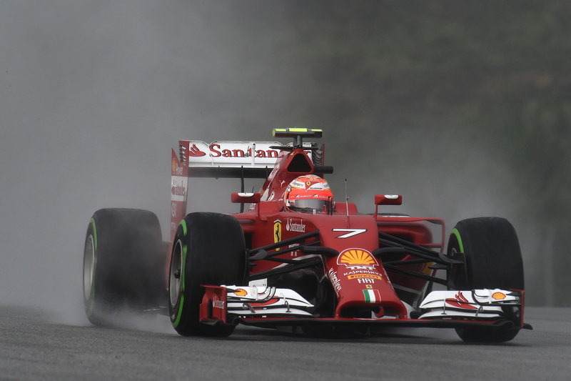 red, f14t, kimi raikkonen also, rain, 2K, race, formula, formula 1, ferrari, car