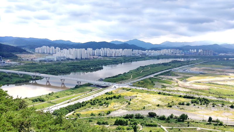 korea also, outdoors, high angle view, mountain, gangnam, also, cloud - sky, pollution, no people, city, landscape, tree, country, connection, architecture