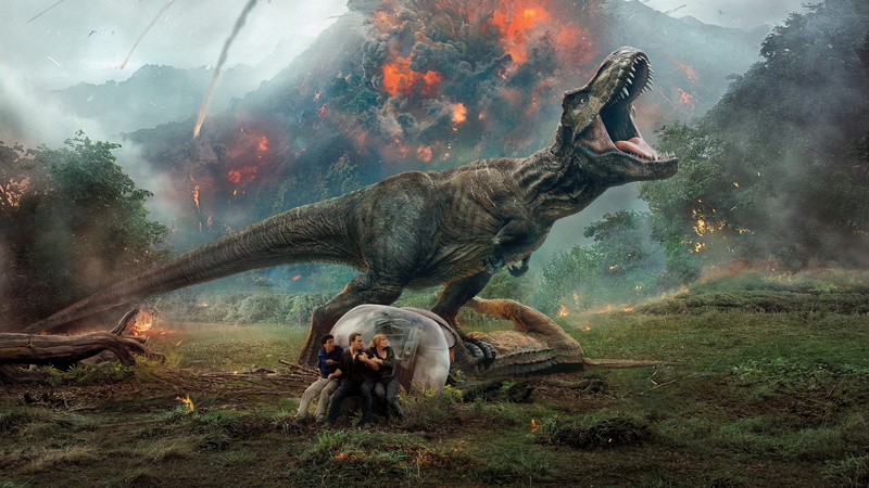 kingdom, Jurassic, 2018, 4k, world, 5K, fallen