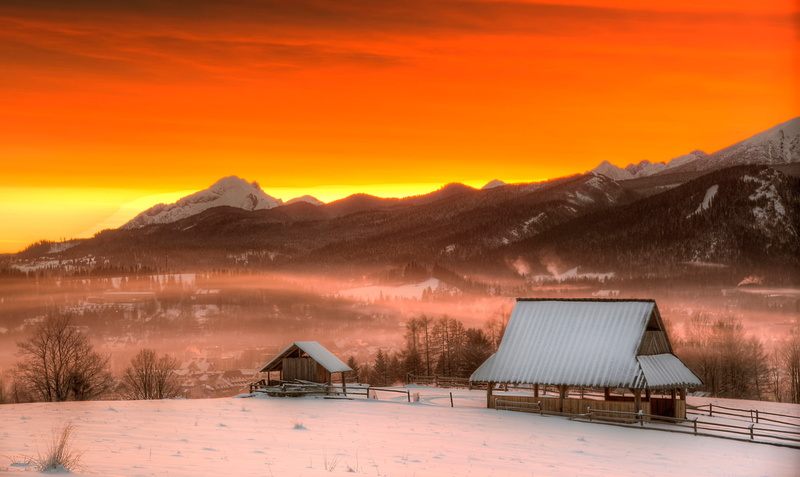 Zakopane, 1080P, Poland, dawn