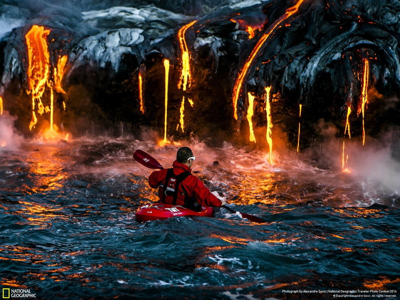 geographic, adult, leisure activity, river, men, fire - natural phenomenon, people, rules, communication, red, sport, water, man, nature, night