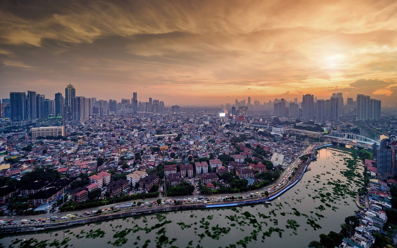 2K, city, cityscape, sky, Manila (City)
