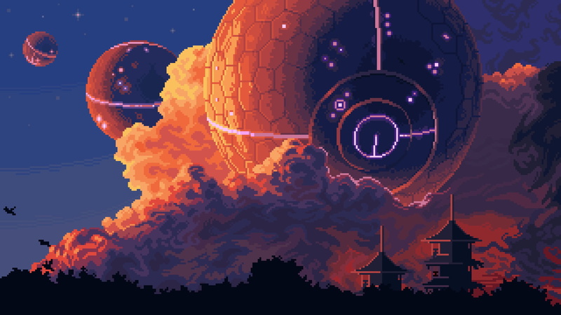 4K, cover art, pixel art, TheFatRat, digital art