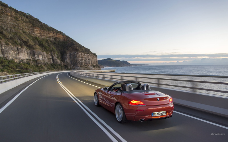 motion, coast, 2K, hd, road, z, z4, bmw, blur, cars