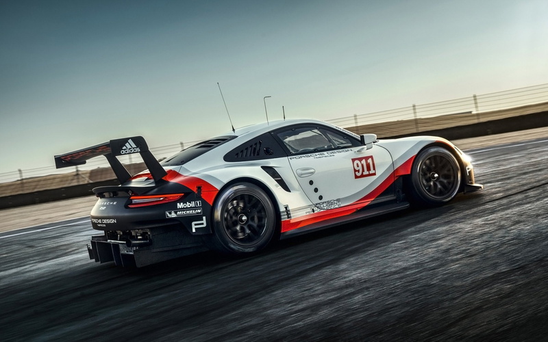 Vehicle, Porsche 911 RSR, Race Car, Porsche 911, Supercar, Car, 1080P, Porsche