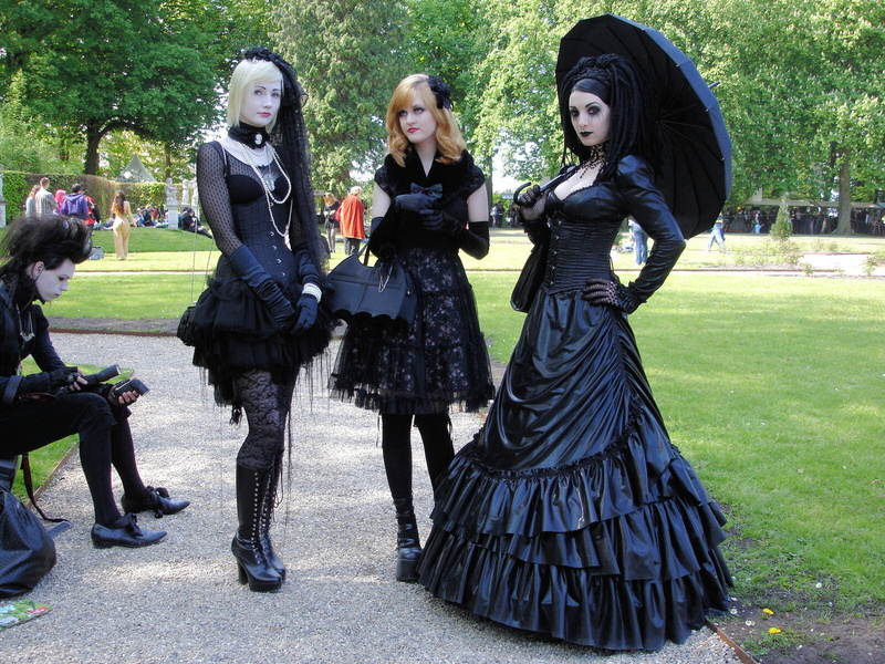 gothic, style, goth loli, 720P, goth, girl, women