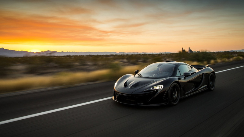 sports car, transportation, wheel, McLaren P1, road trip, land vehicle, blurred motion, road, on the move, nature, travel, motion, 1080P, road marking