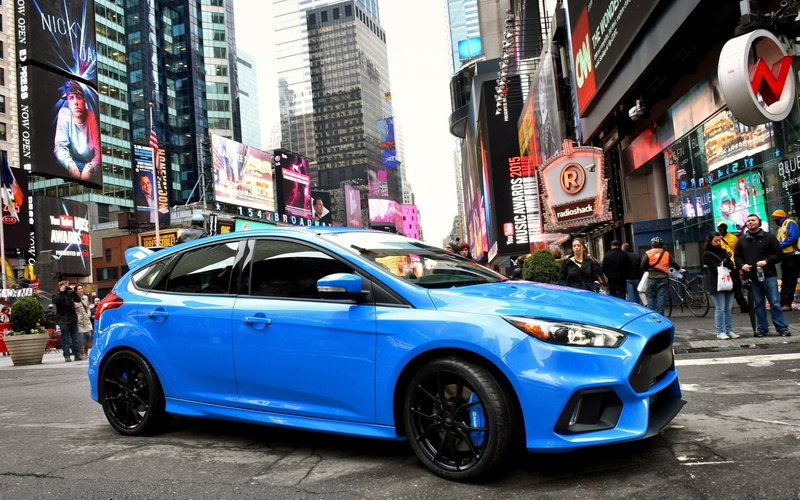 focus, ford, blue, rs, ford focus rs, 720P