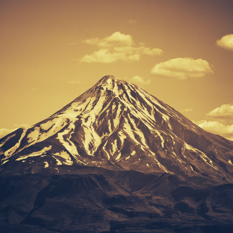 environment, outdoors, weather, scenics - nature, beauty in nature, volcano, Landscape, plateau, sky, cold temperature, peak, no people, 4K, snow, scenery