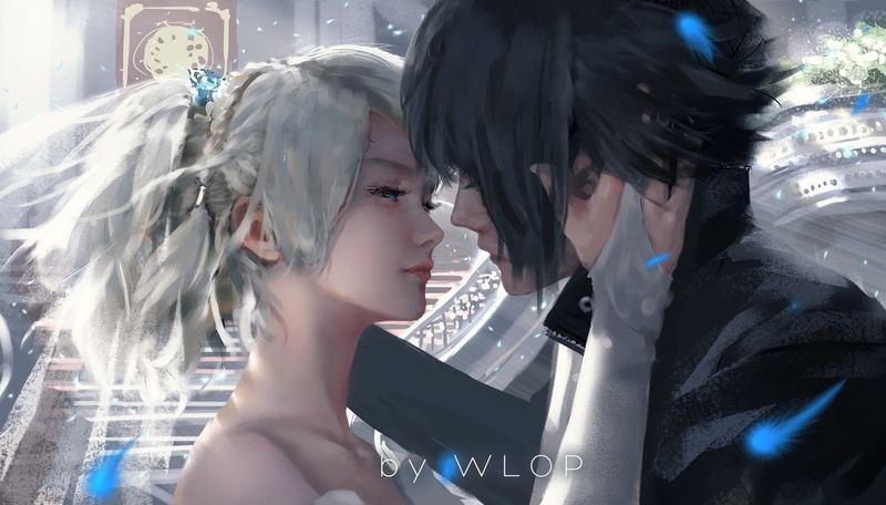 720P, Final Fantasy XV, fantasy Art, Lunafreya Nox Fleuret, Noctis