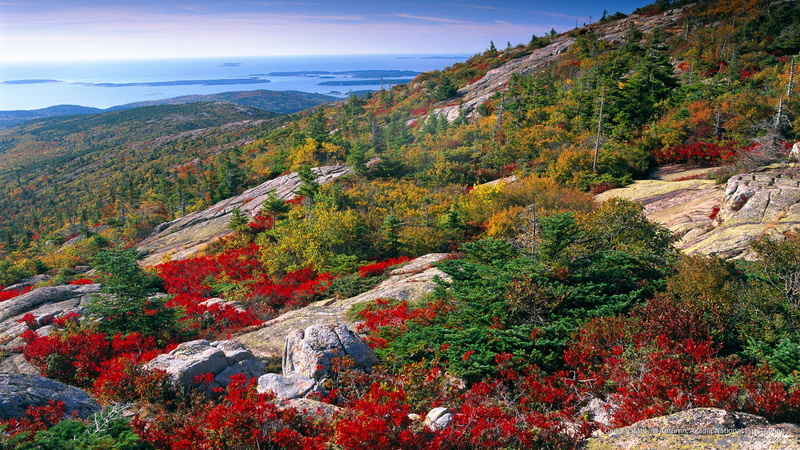 park, maine, acadia, mtn, National Parks, autumn, national, cadillac, 2K