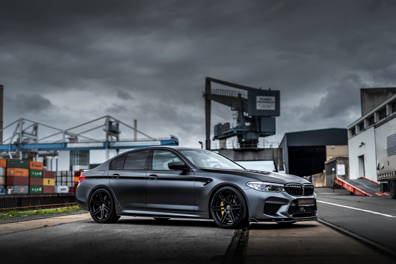 BMW M5, overcast, BMW, 815 HP, sedan, M5, V8, Biturbo, Manhart, MH5 800, F90, 2019, 4.4 L., 5K