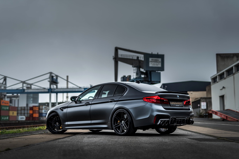 Biturbo, sedan, 4.4 L., BMW, BMW M5, V8, 2019, 5K, MH5 800, M5, 815 HP, Manhart, leaden sky, F90