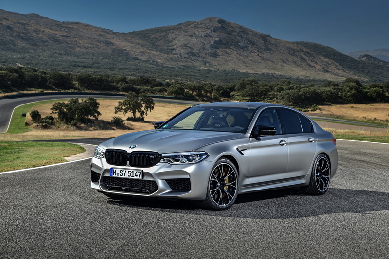 4x4, grey, V8, M5 Competition, M5, BMW, 2018, relief, track, 4K, F90, four-door, sedan