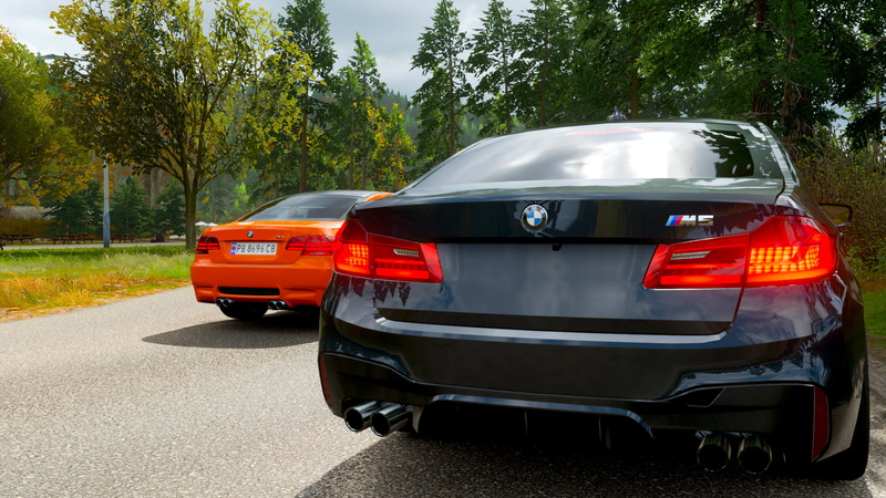 Forza Horizon 4, BMW, BMW M5, BMW 3 Series, car, 1080P, BMW 5 Series, Forza, BMW 3 Series (E92), video games, BMW F90, vehicle