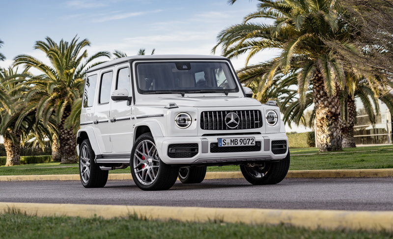 color, road, new, gray, restyling, 577 l / s, AMG G63, 2019, 8K, fashion, view, 577 l/s, wood, quality, Mercedes, 2018, wheels, grey, wheel, bumper, lights