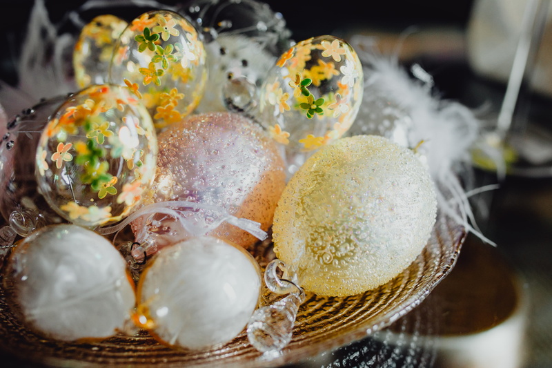 food, eggs, fruit, still life, freshness, indoors, close-up, spring, container, colorfull, decor, dessert, decorations, sweet food, multi colored, group of objects