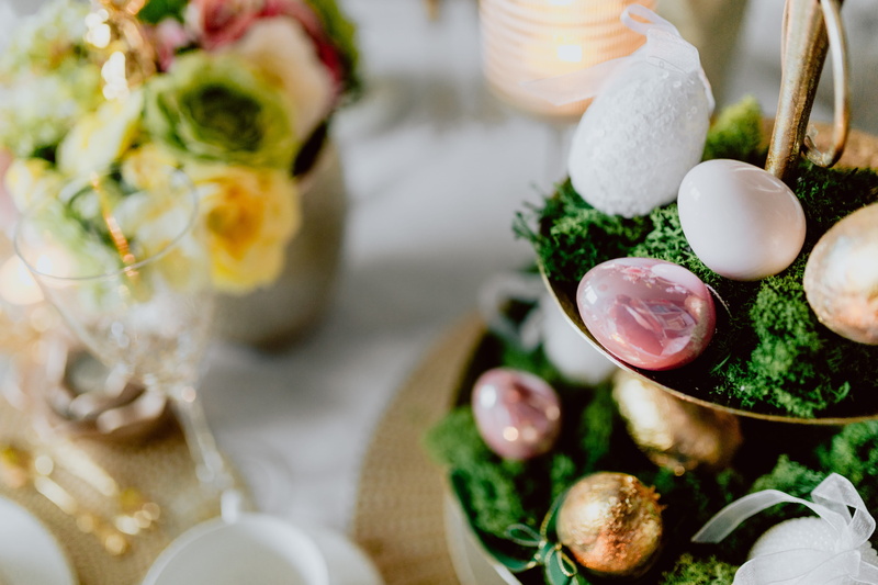 herb, eggs, holidays, italian food, 5K, decorations, table, plate, indoors, healthy eating, food, plant, decor, colorfull, no people, easter, home decor