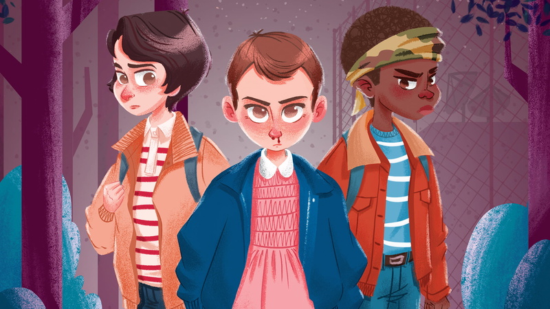 Eleven (Stranger Things), Stranger Things, 1080P, Lucas Sinclair, TV Show