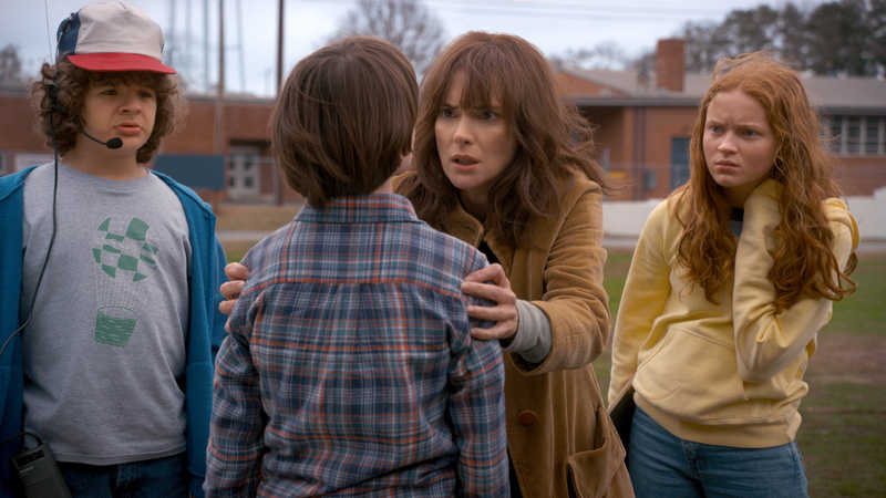 TV Series, Winona Ryder, 8k, Stranger Things, Sadie Sink, 8K, season 2, Gaten Matarazzo