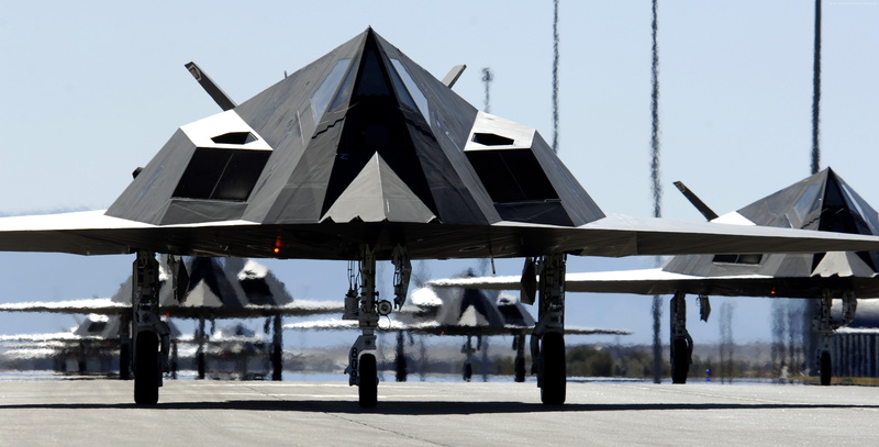 4K, stealth, Nighthawk, runway, Lockheed, stealth technology, U.S. Air Force, F-117, attack aircraft